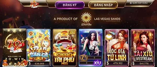 Game bài đổi thưởng Zowin